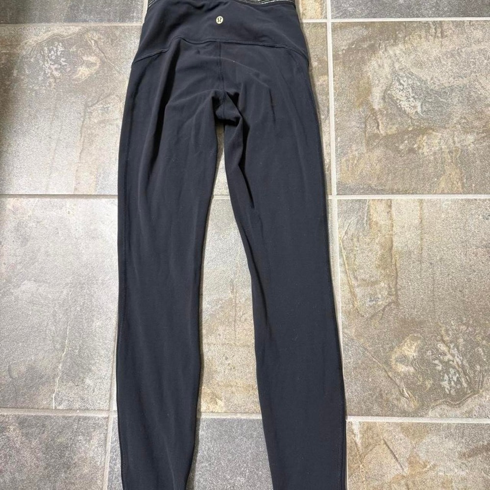 Lululemon Wunder Train Mesh Panel High-Rise Tight 25 Black Size 4